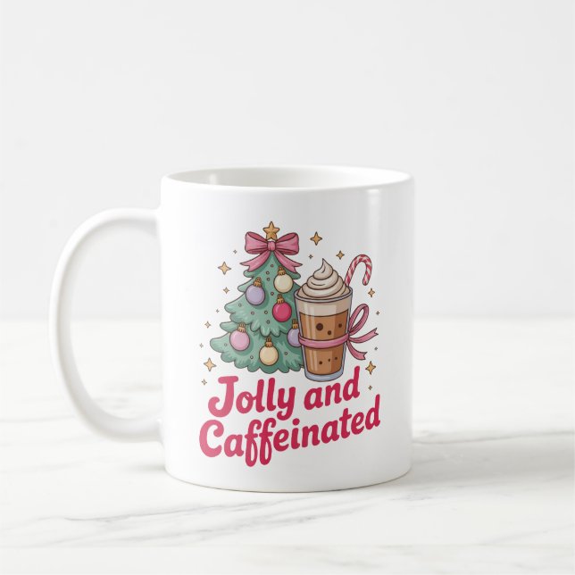 conception de mug personnalisée joyeuse et caféiné (Gauche)