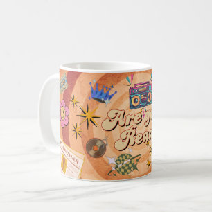 Conception de mug rétro « Êtes-vous prêts ? » avec
