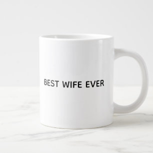 Conception de mug typographique – Meilleure épouse