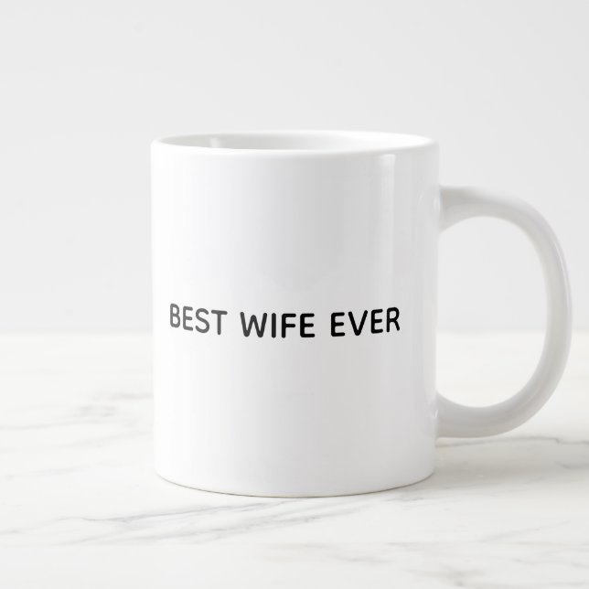 Conception de mug typographique – Meilleure épouse (Droite)