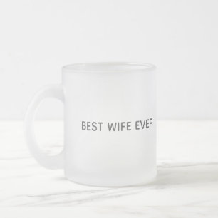 Conception de mug typographique – Meilleure épouse