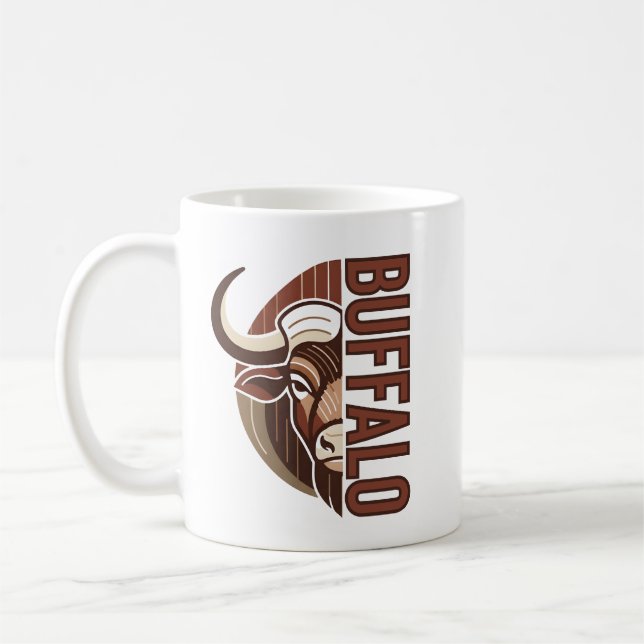 conception de mugs erreur de frappe de buffle (Gauche)