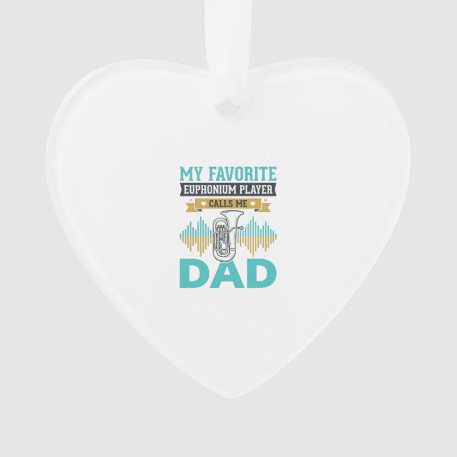 Conception de musique vintage de papa euphonium dr (devant)