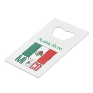 Conception de nom de drapeau du Mexique personnali