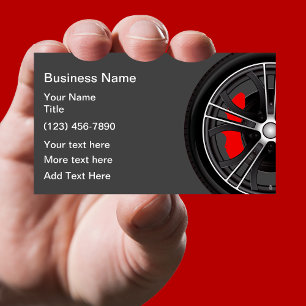 Conception de nouvelles cartes de visite automobil