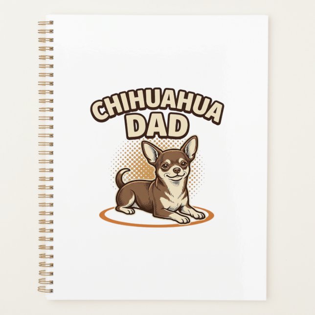 Conception de papa Chihuahua gravure vintage pour  (Devant)