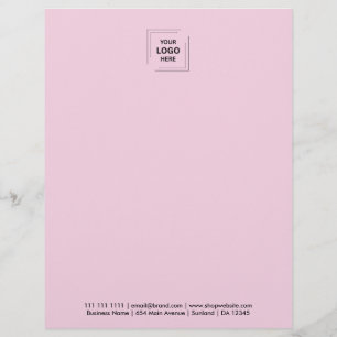 Conception de papier à en-tête d'entreprise modern