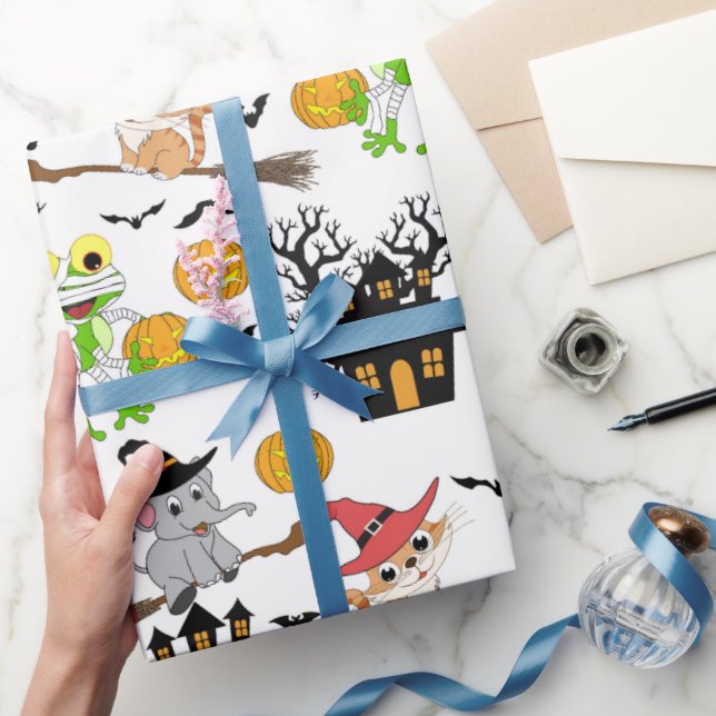 Conception de papier d'emballage cadeau scène Hall (Cadeaux)