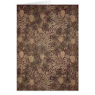 Conception de papier peint de "vigne", 1873