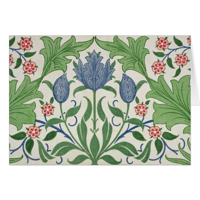 Conception de papier peint floral (Devant horizontal)