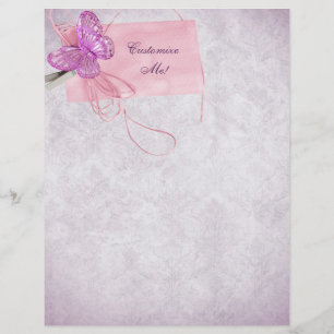 Conception de papillon rose