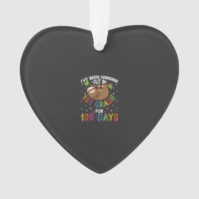 Conception de paresseux pour le 100e jour d'école  (devant)