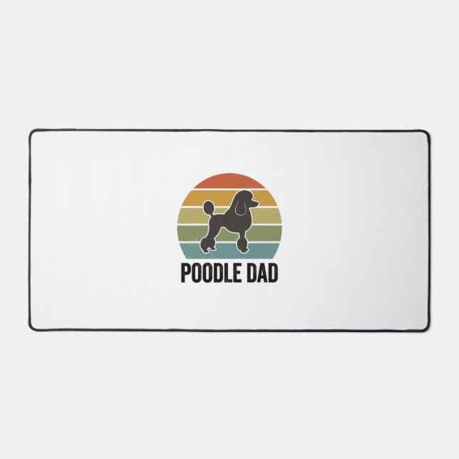 Conception de Père de Caniche Vintage Sunset Amour (Recto)