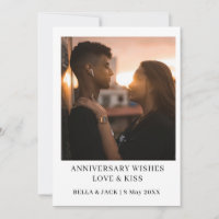 Conception de photo d'anniversaire minimaliste mod