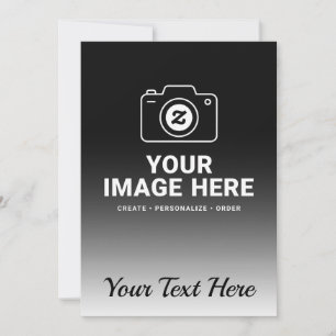 Conception de photo et de message personnalisé