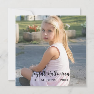Conception de photo Halloween de style moderne chi