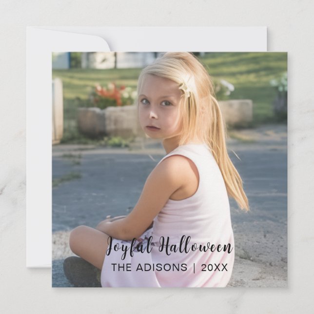 Conception de photo Halloween de style moderne chi (Devant)