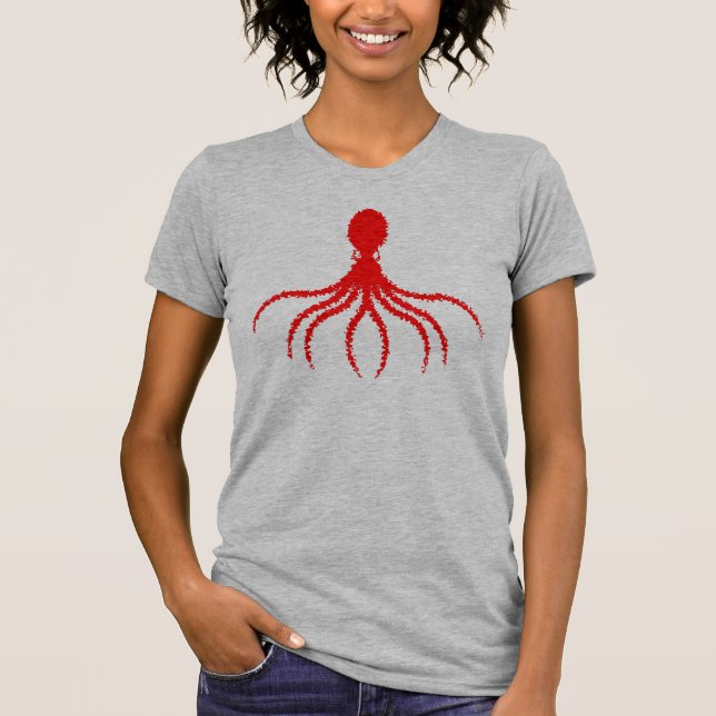 Conception de pieuvre désoeuvrée - T-Shirt de base (Devant)