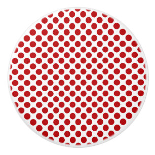 Conception de points Polka rouges - Bouton de tiro