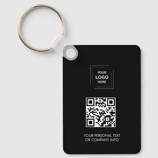 Conception de porte-clés de logo d'entreprise QR m (Recto)