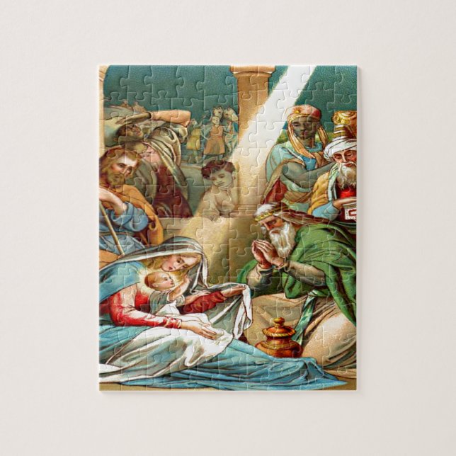 conception de puzzle de Jésus bébé (Vertical)