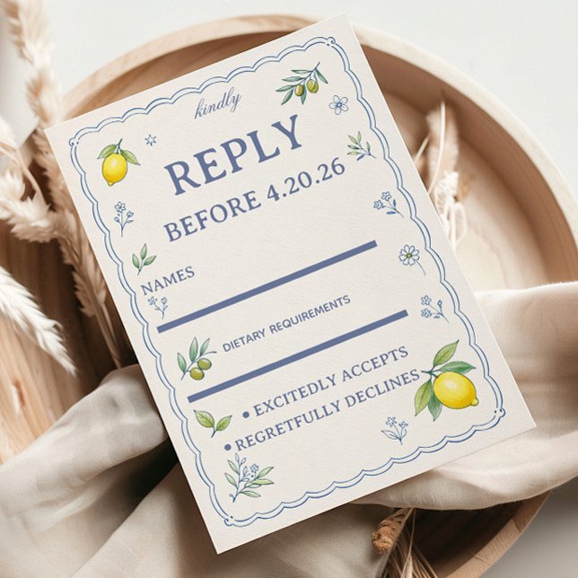 Conception de réponse florale au citron méditerran (Créateur téléchargé)