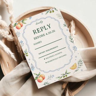 Conception de réponse florale de citrus méditerran