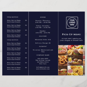 Conception de restaurant Bleu Marine Marque de p
