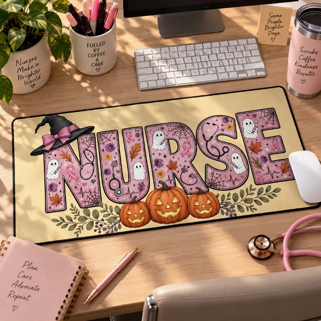 Conception de ruban rose pour infirmière Halloween (Créateur téléchargé)