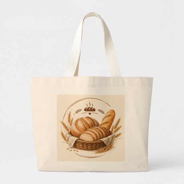 Conception de sac de boulangerie de pain frais rus (Devant)