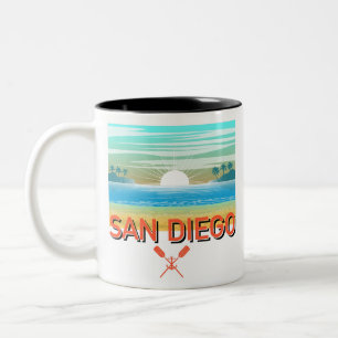Conception de San Diego - Mug à deux tons