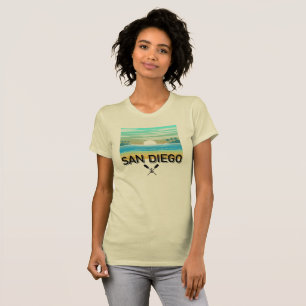 Conception de San Diego - T-shirt ajusté pour femm