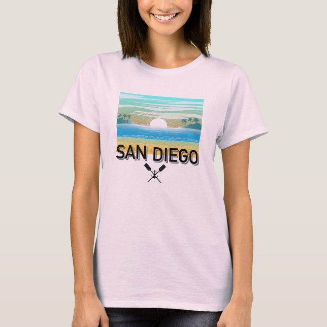 Conception de San Diego - T-Shirt Basique pour Fem (Devant)
