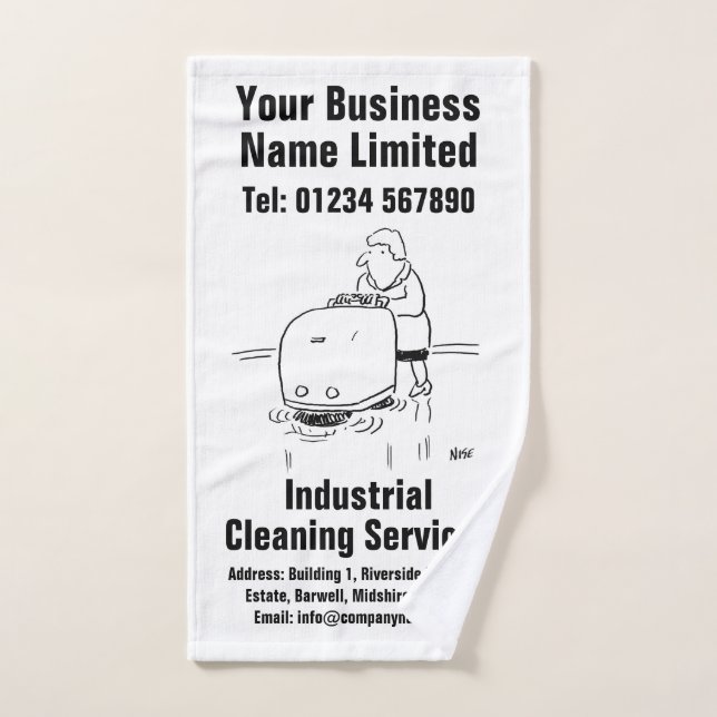 Conception de services de nettoyage industriel (Serviette à main)