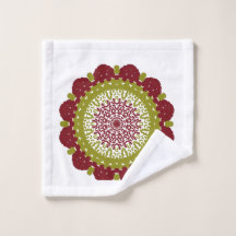 Conception de serviette mandala élégante pour la m
