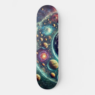 Conception de skateboard Space & Planet