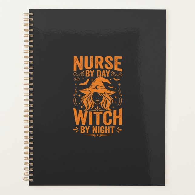 Conception de sorcière infirmière Halloween (Devant)