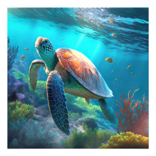 Conception de souvenir de photo d'image de tortue