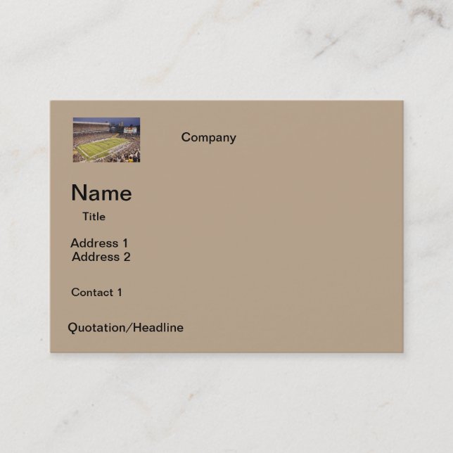 CONCEPTION de STADE DE FOOTBALL de cartes de (Devant)