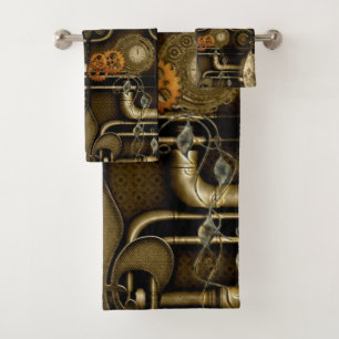 Conception de Steampunk avec des horloges et des