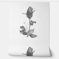 conception de style de rose de papier peint