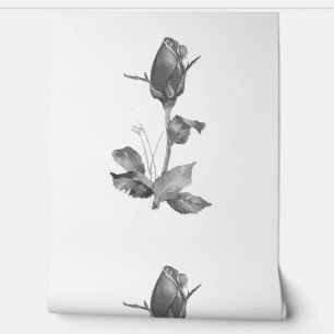 conception de style de rose de papier peint