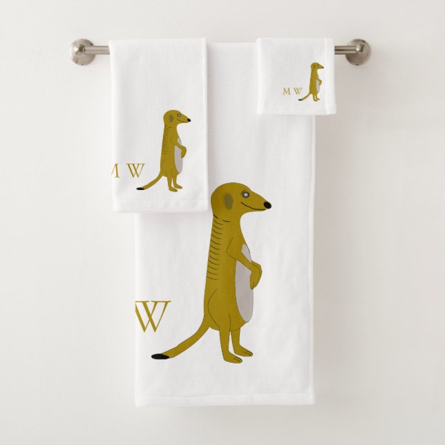Conception de suricate Monogrammé (En situation)
