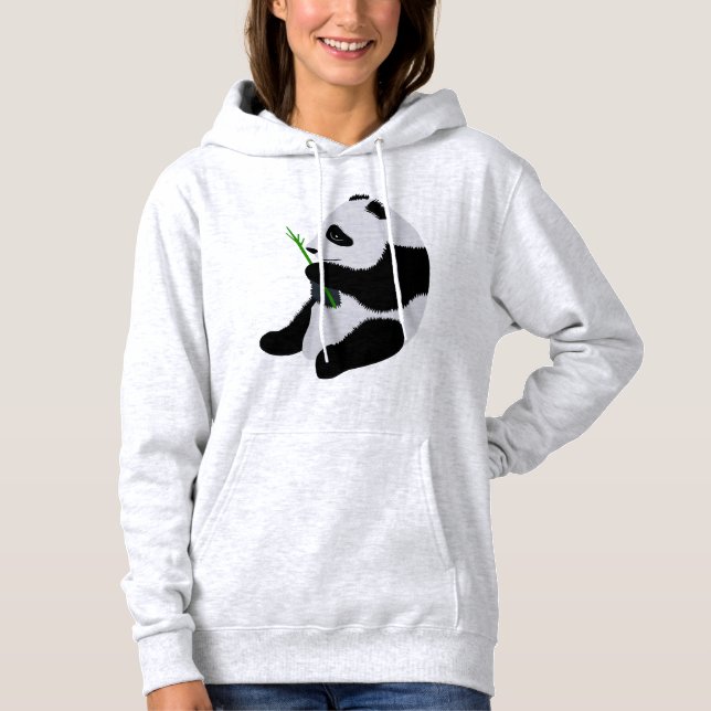Conception de sweat à capuche illustration Panda (Devant)