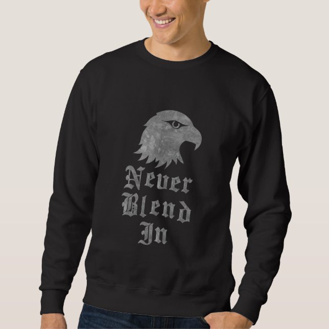 Conception de sweatshirt Falcon Streetwear Ne jama (Devant)