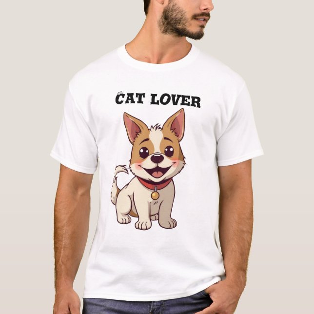 Conception de T-shirt amateur de chats  (Devant)