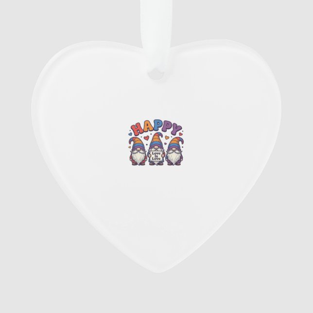 Conception de t-shirt arc-en-ciel Gnome du mois de (devant)
