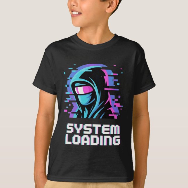 Conception de T-shirt – Art de Hoodie de Glitch Cy (Devant)
