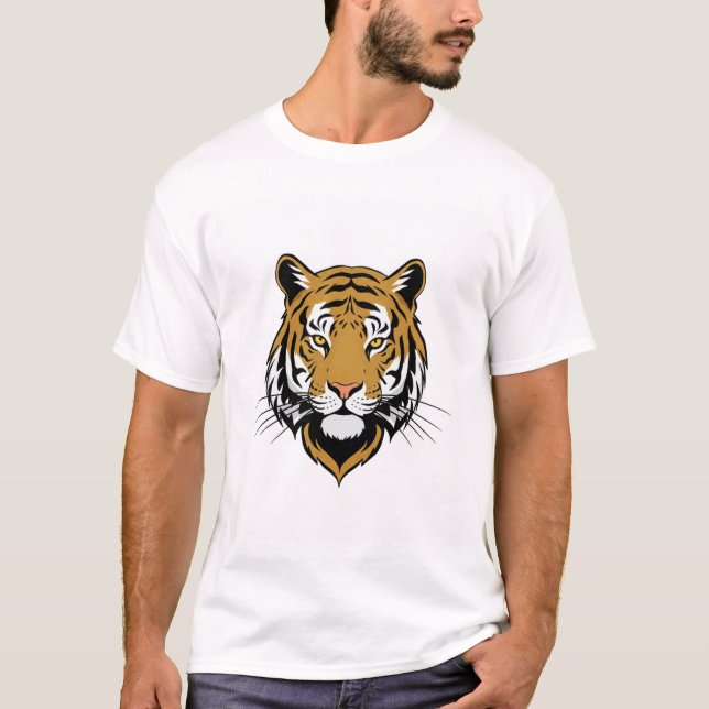 conception de t-shirt au tigre (Devant)