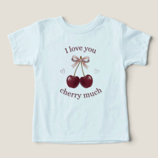 Conception de T-Shirt avec citation Cherry Love